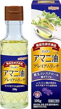 Amazon | ニップン アマニ油 プレミアムリッチ 100g | Nippn